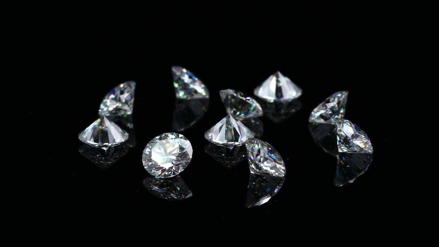 d color moissanite diamond near colorless diamond