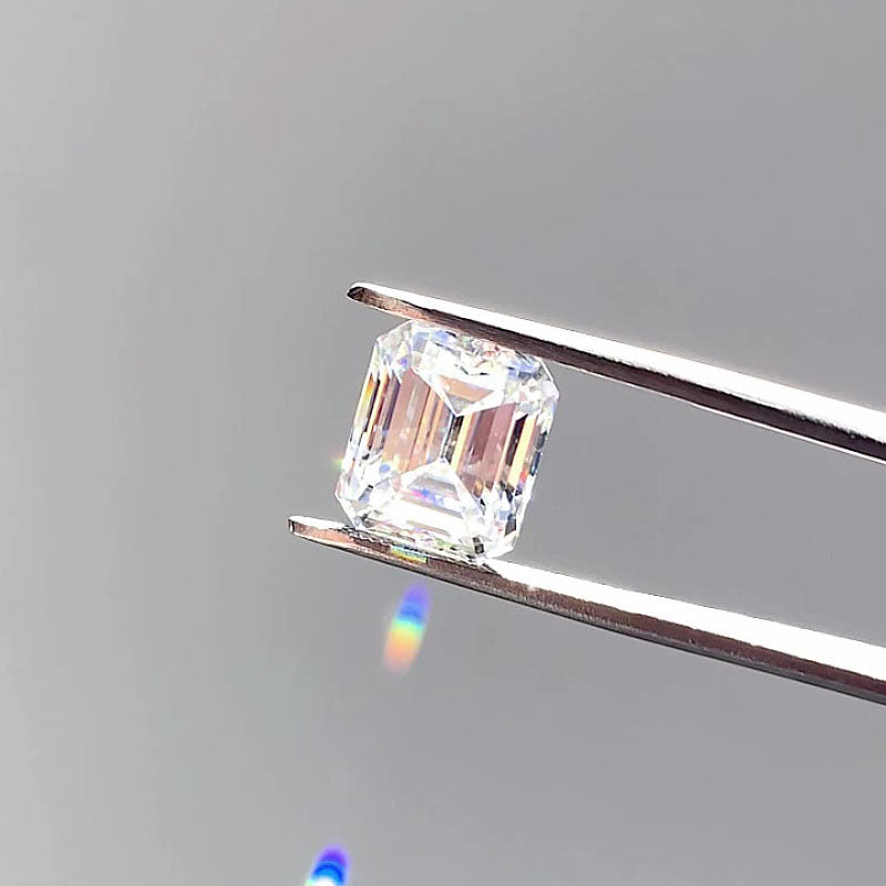 Moissanite Baguette Cut near colorless diamond 0.1~0.3CT