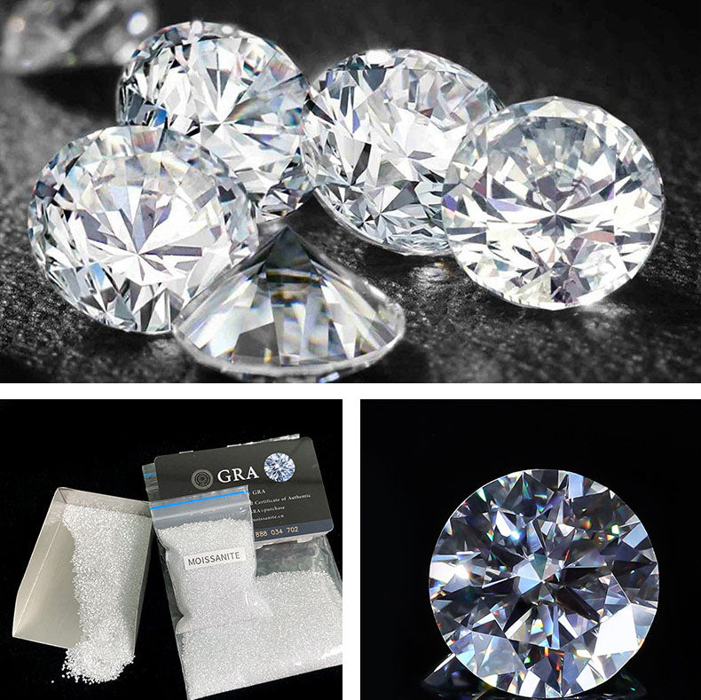 d color moissanite diamond near colorless diamond