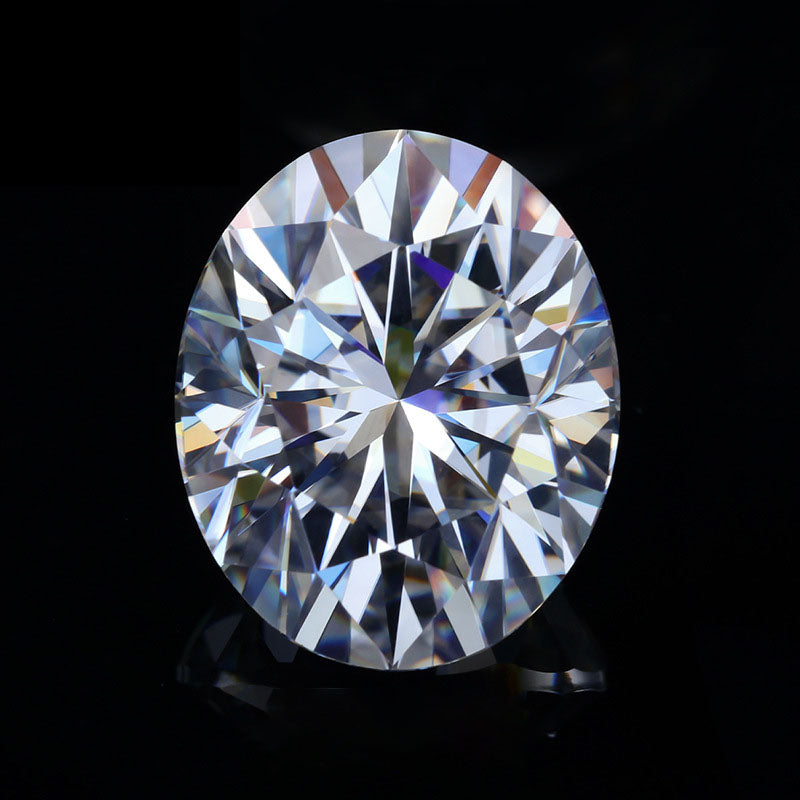 Oval Brilliant near colorless diamond moissanite