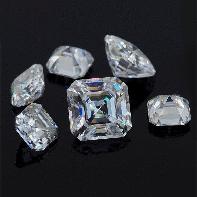 AsschercutDiamong d color moissanite diamond