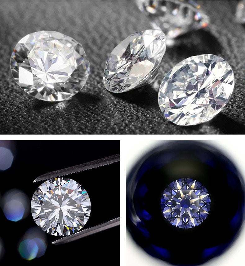 d color moissanite diamond near colorless diamond