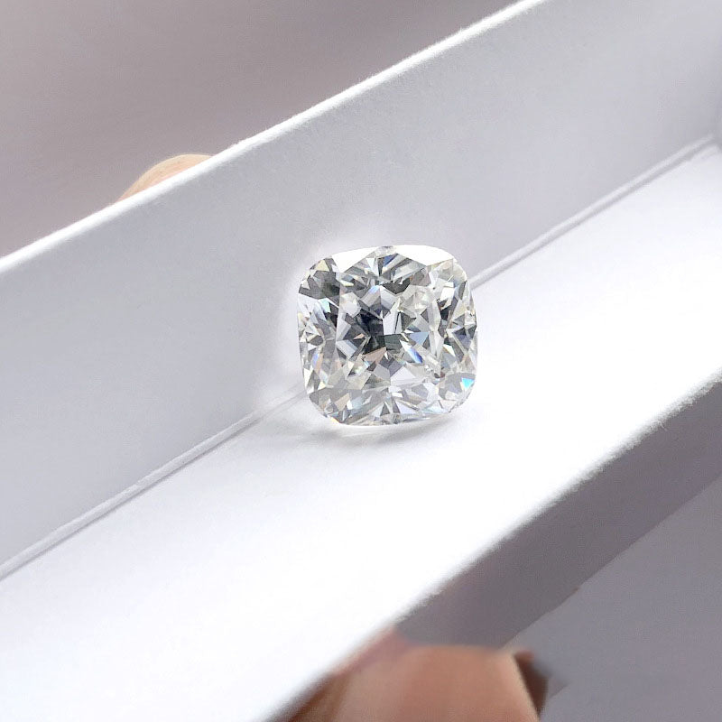 Moissanite fat square D color VVS clarity