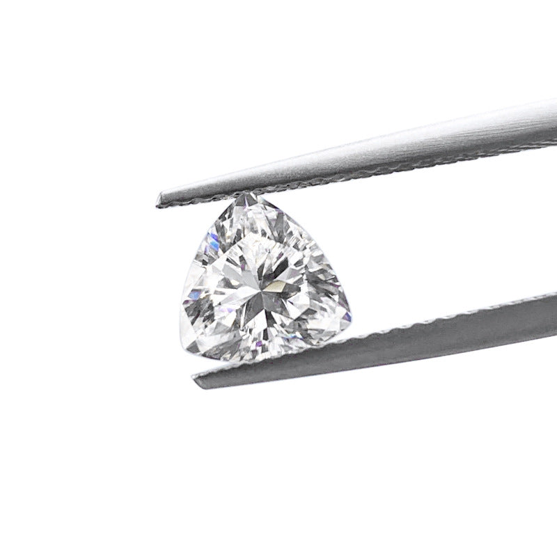 Trillion Cut diamond d color moissanite diamond