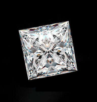 Near colorless diamond d color moissanite diamond Princess cut Diamond 0.1_0.3ct